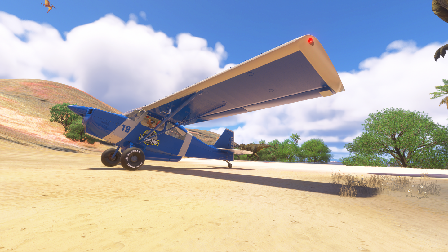 American Champion Scout Jurassic Park Livery Pack(Freeware)