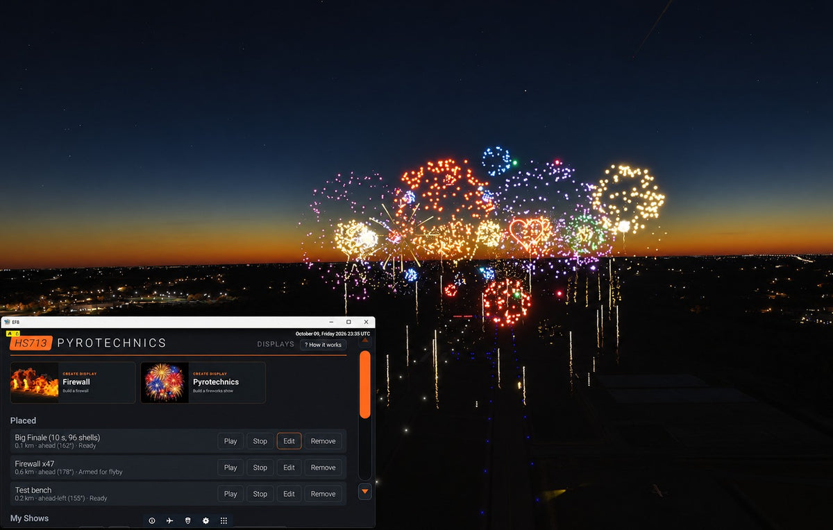HS713 Pyrotechnics App