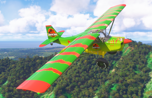 American Champion Scout Jurassic Park Livery Pack(Freeware)